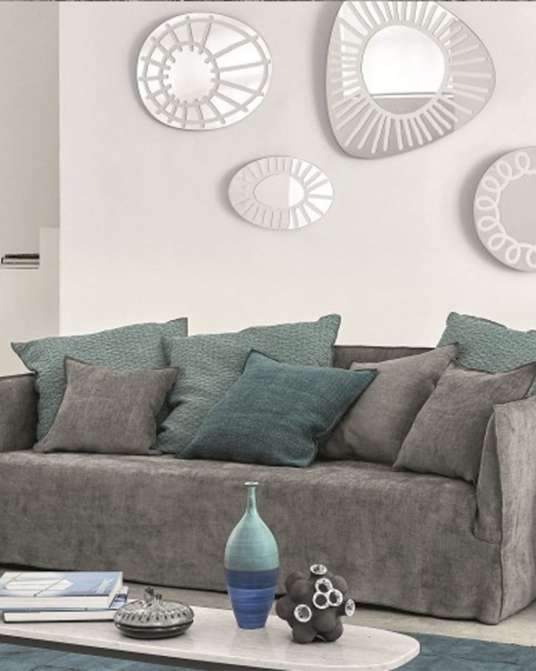 Gervasoni - Sofa Ghost n°114 - White Linen