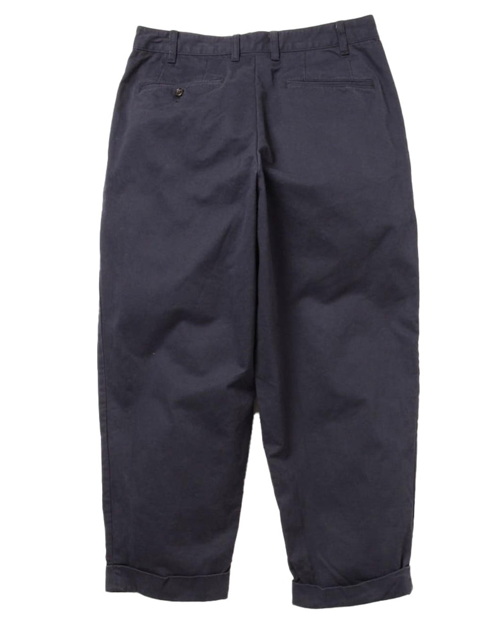 Beams Plus - Pantalon 2 Pleats Twill - Bleu