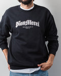 Merci - Sweat Gothique Non Merci - Noir