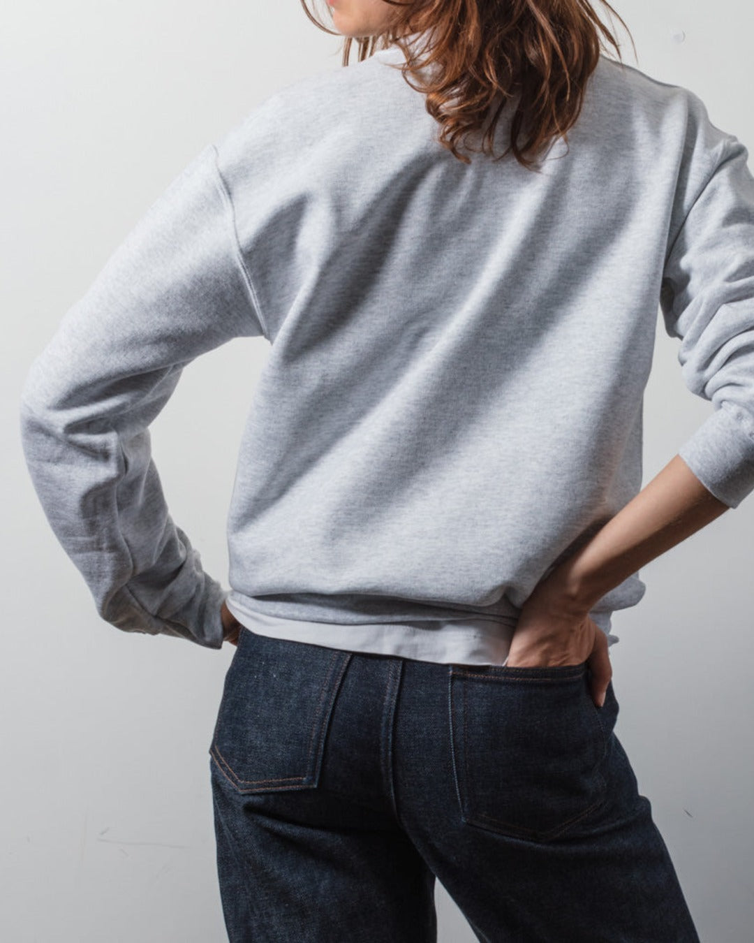 Merci - Sweat Gothique Non Merci - Gris
