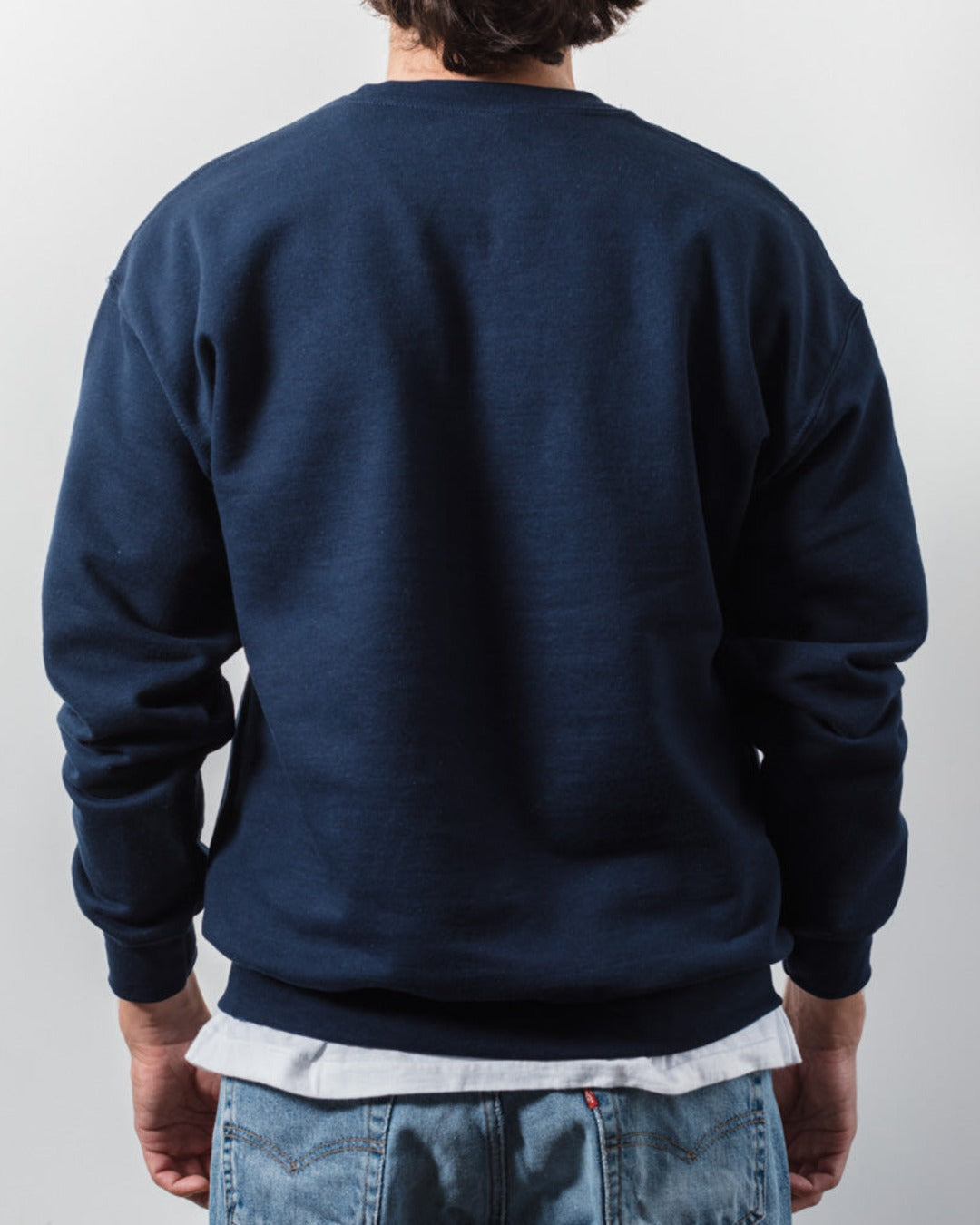 Merci - Sweat College Non Merci - Bleu