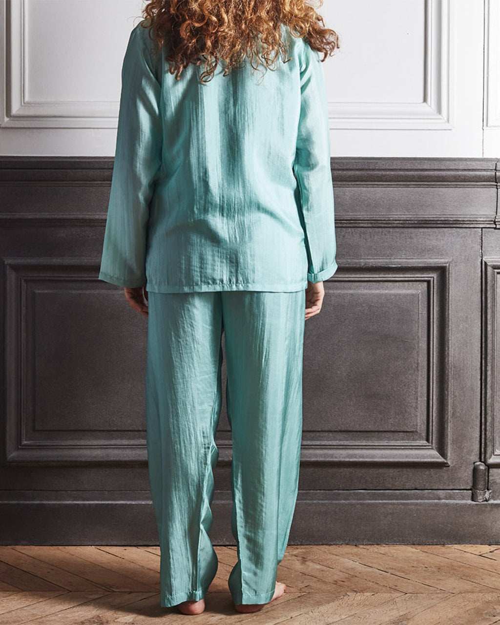 Merci - Silk Pyjama - Green