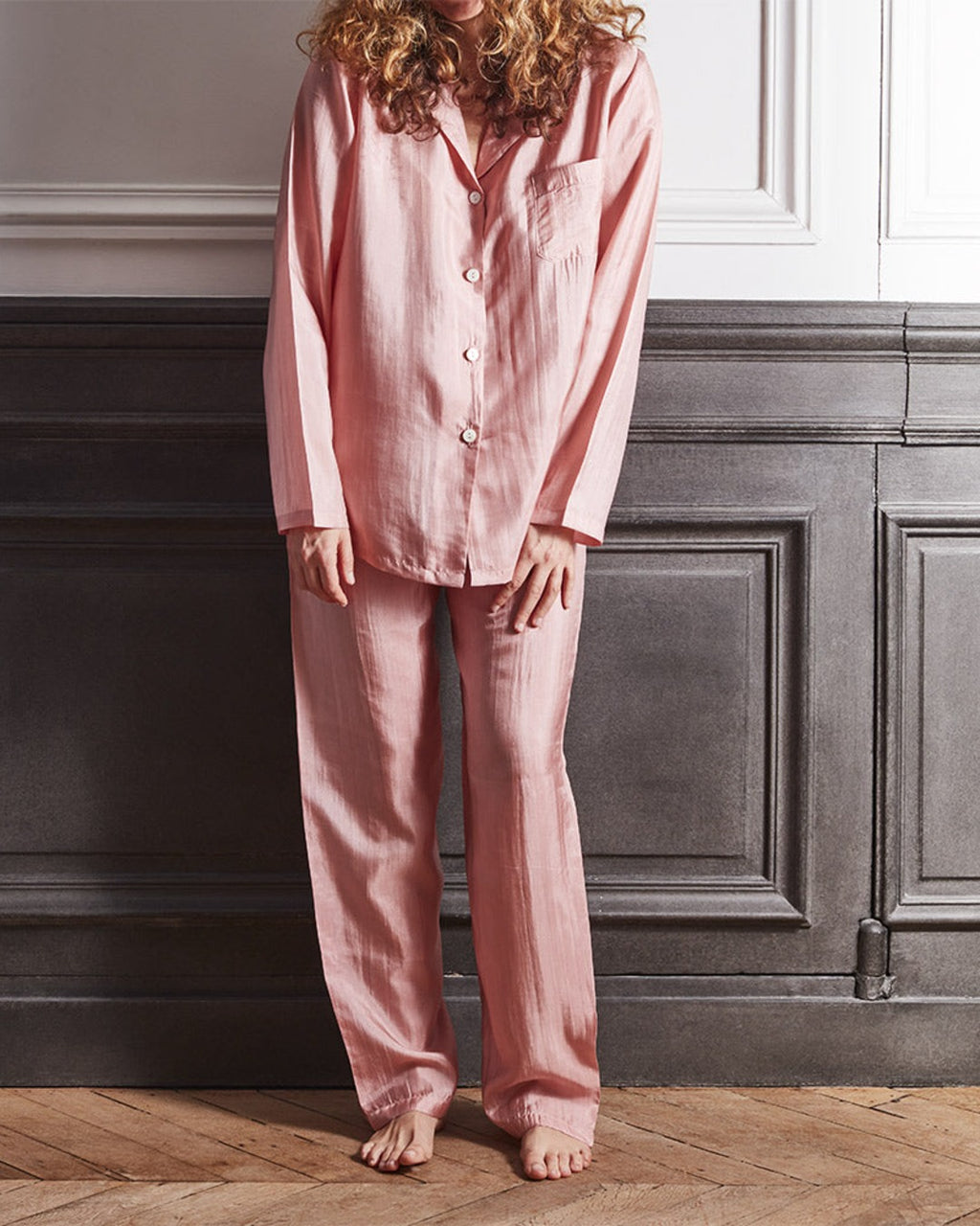 Merci - Silk Pyjama - Pink