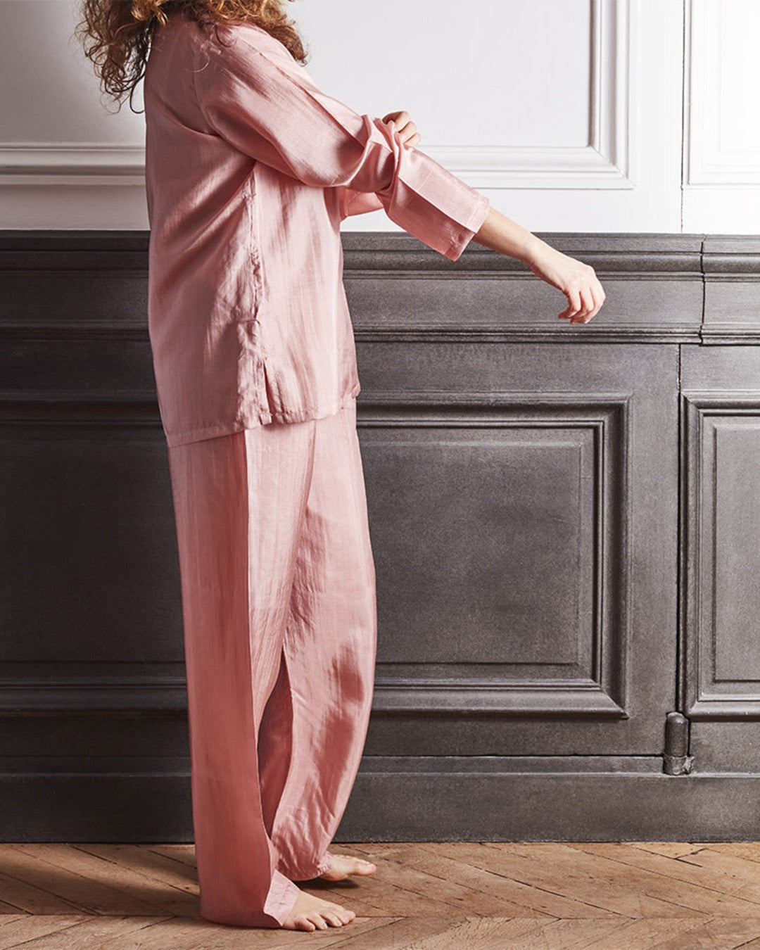 Merci - Silk Pyjama - Pink