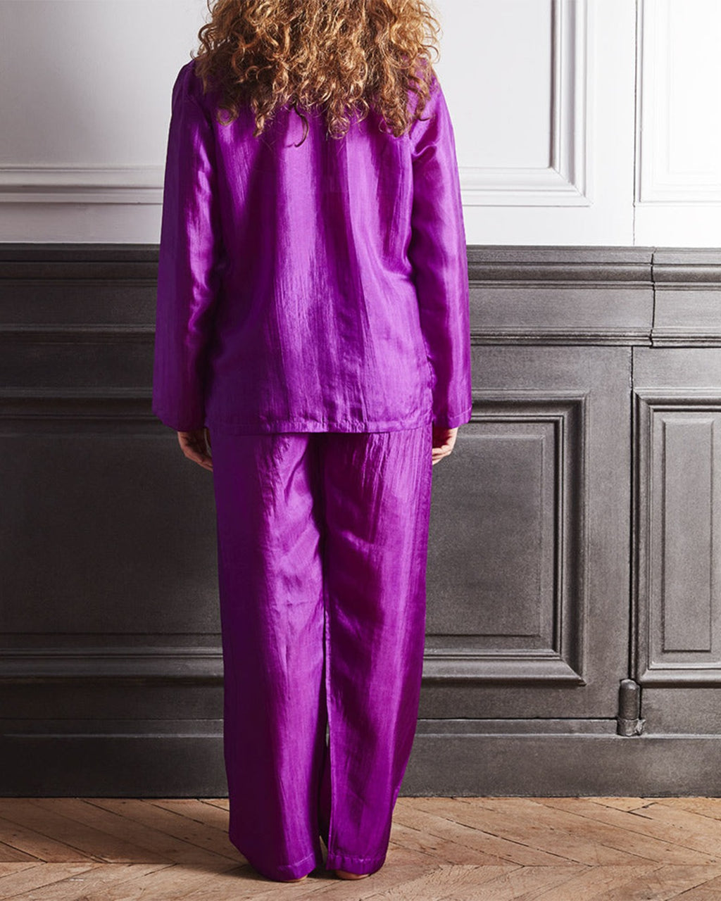 Merci - Pyjama en Soie - Violet