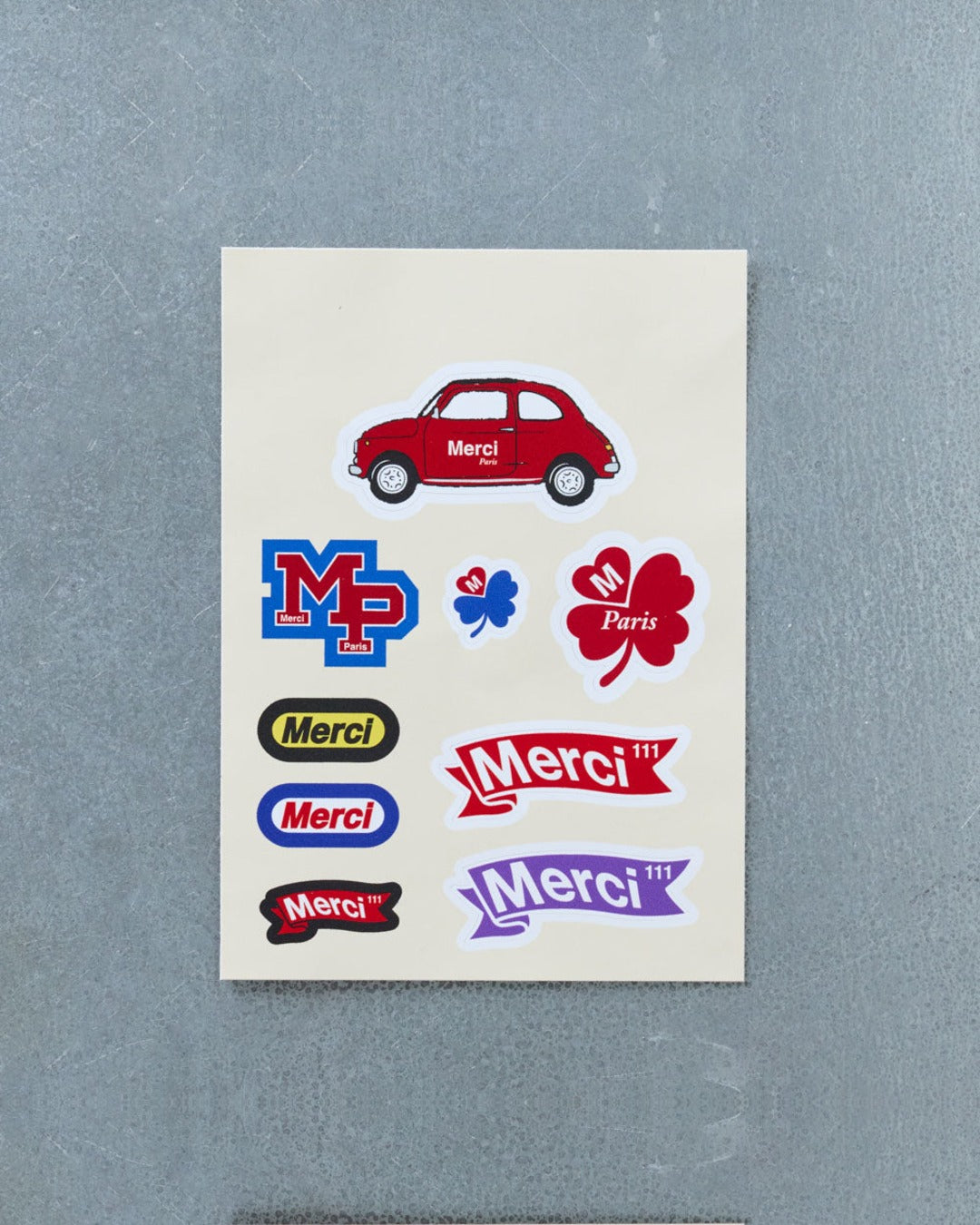 Merci - Stickers Merci Fanion