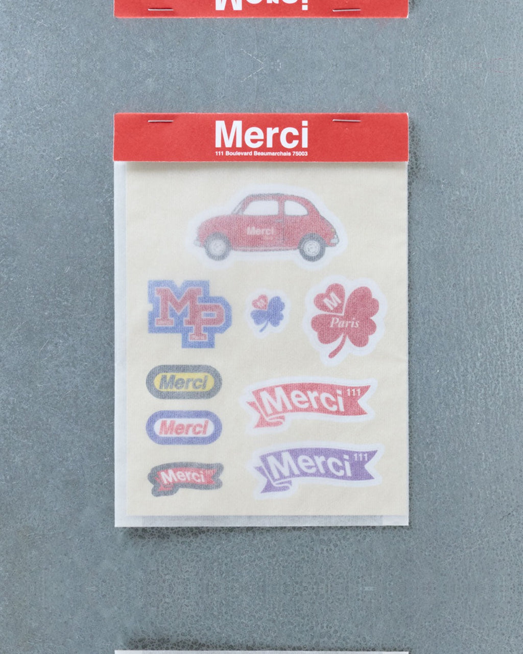 Merci - Stickers Merci Fanion