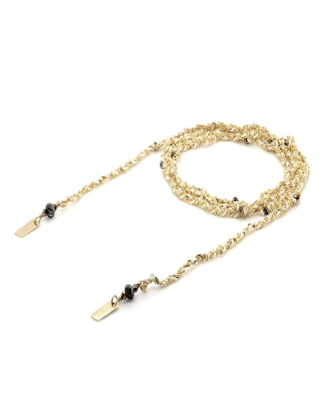 Marie Laure Chamorel - Necklace n°182 - Gold White