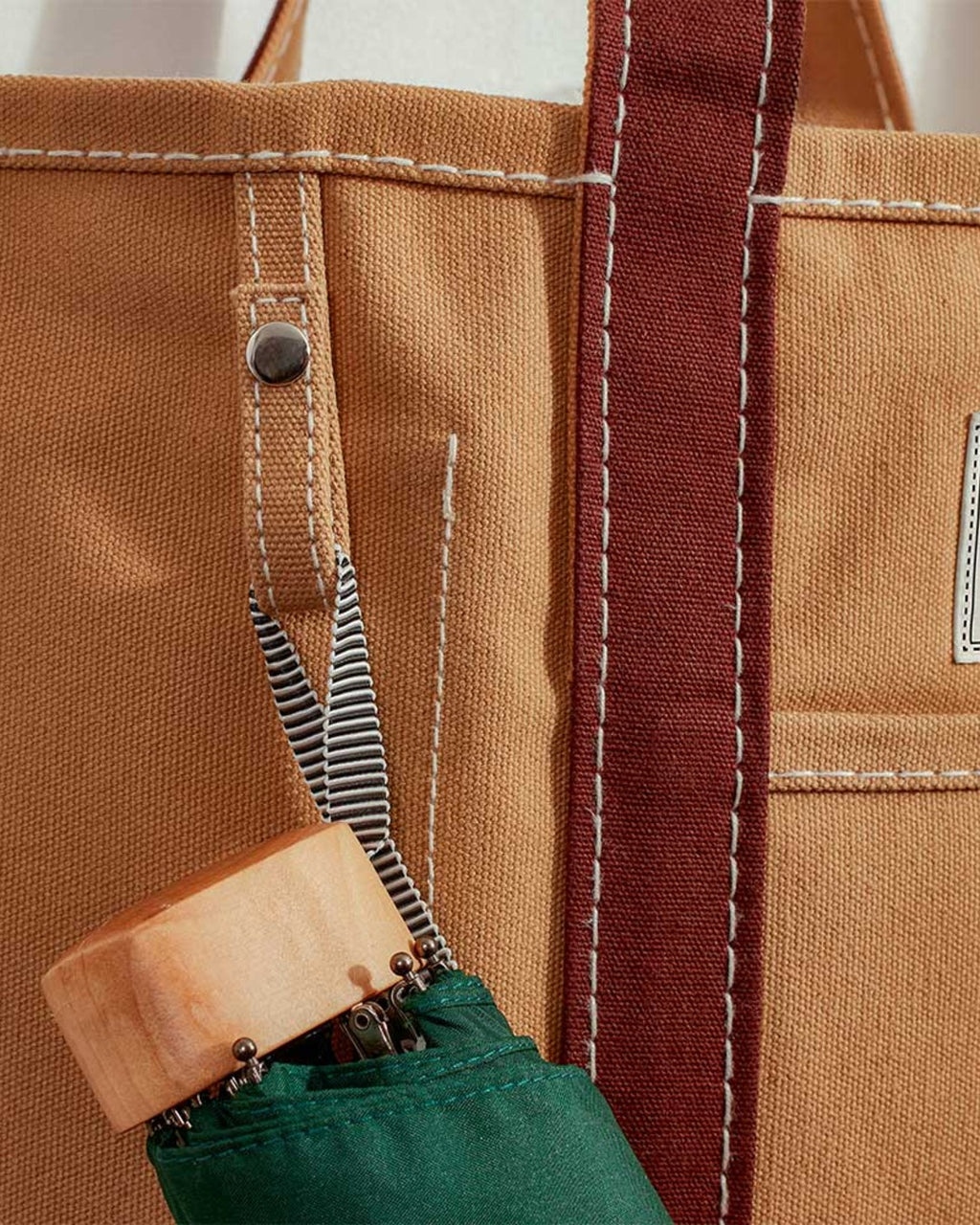 Merci - Cabas Candide En Canvas - Marron