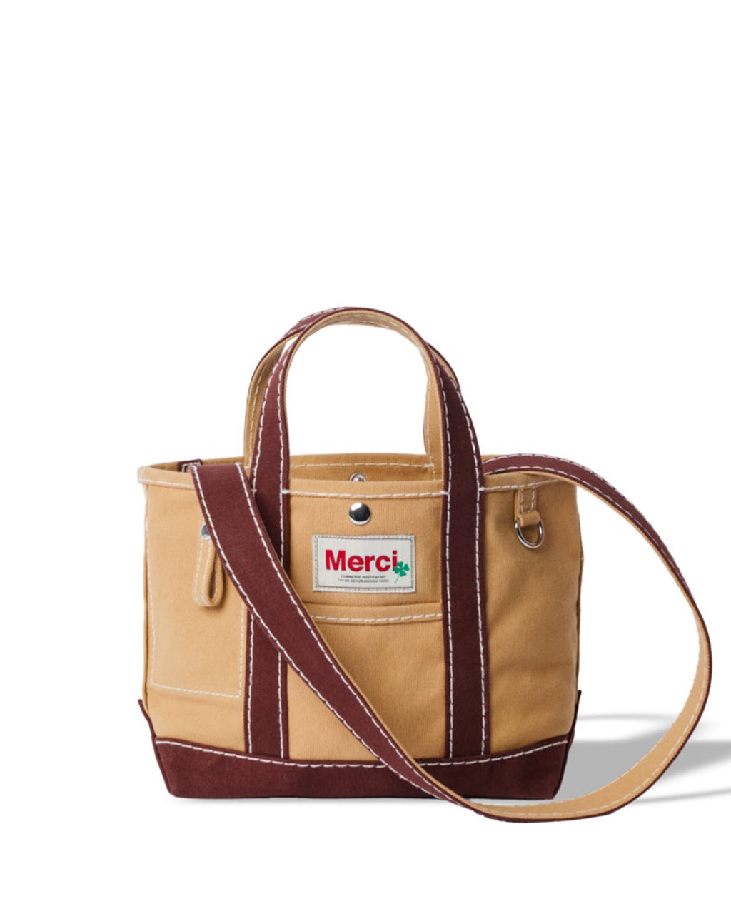 Merci - Cabas Candide En Canvas - Marron