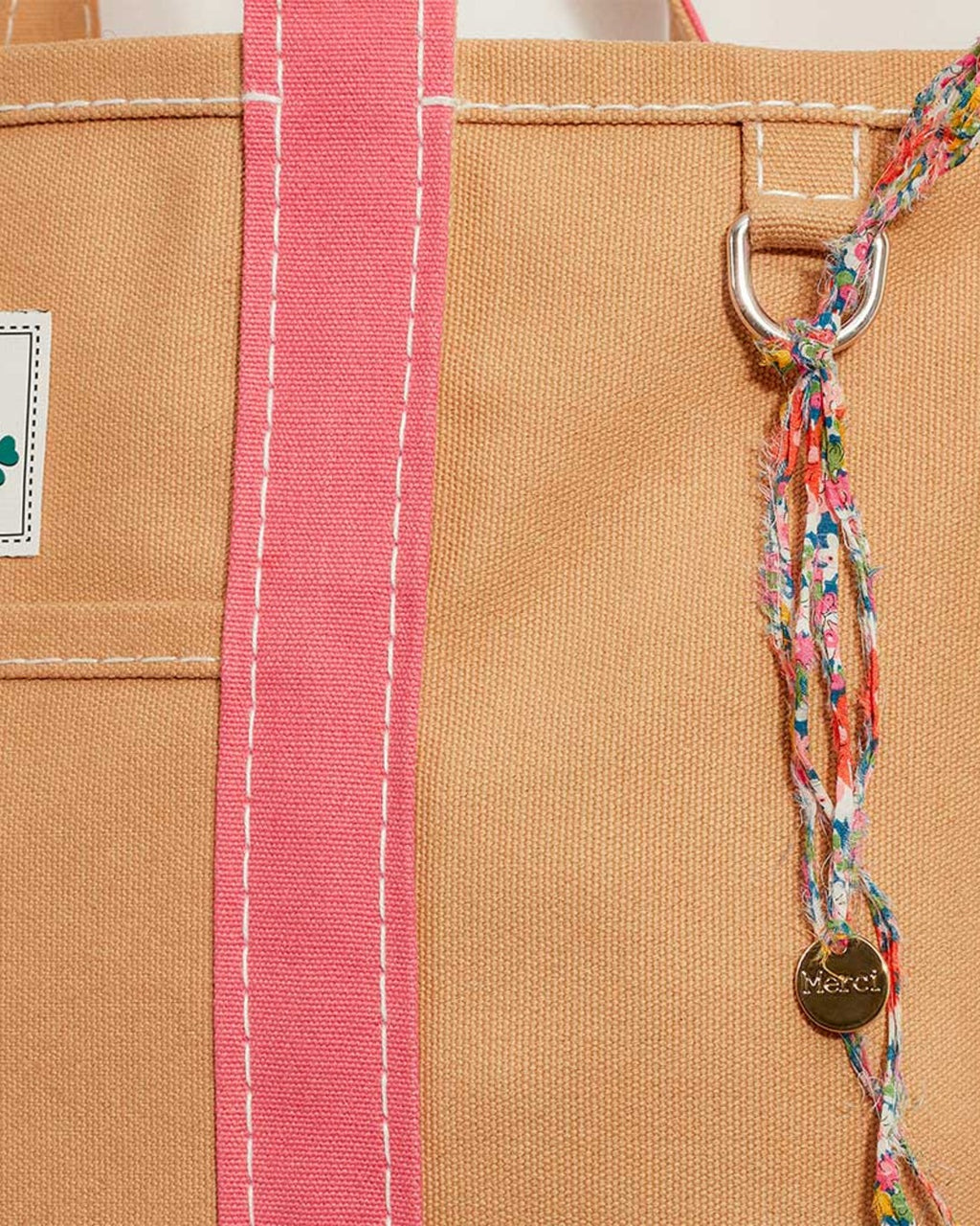 Merci - Candide shopping bag in canvas - Pink