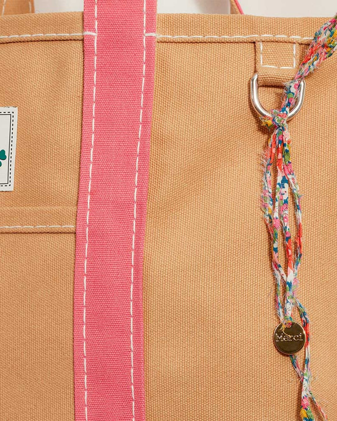 Merci - Candide shopping bag in canvas - Pink