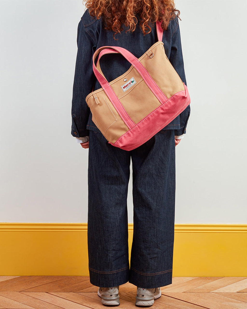 Merci - Candide shopping bag in canvas - Pink