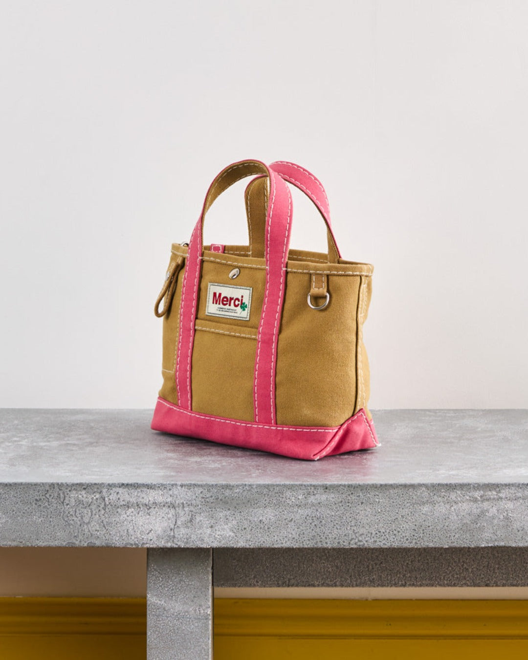 Merci - Candide shopping bag in canvas - Pink