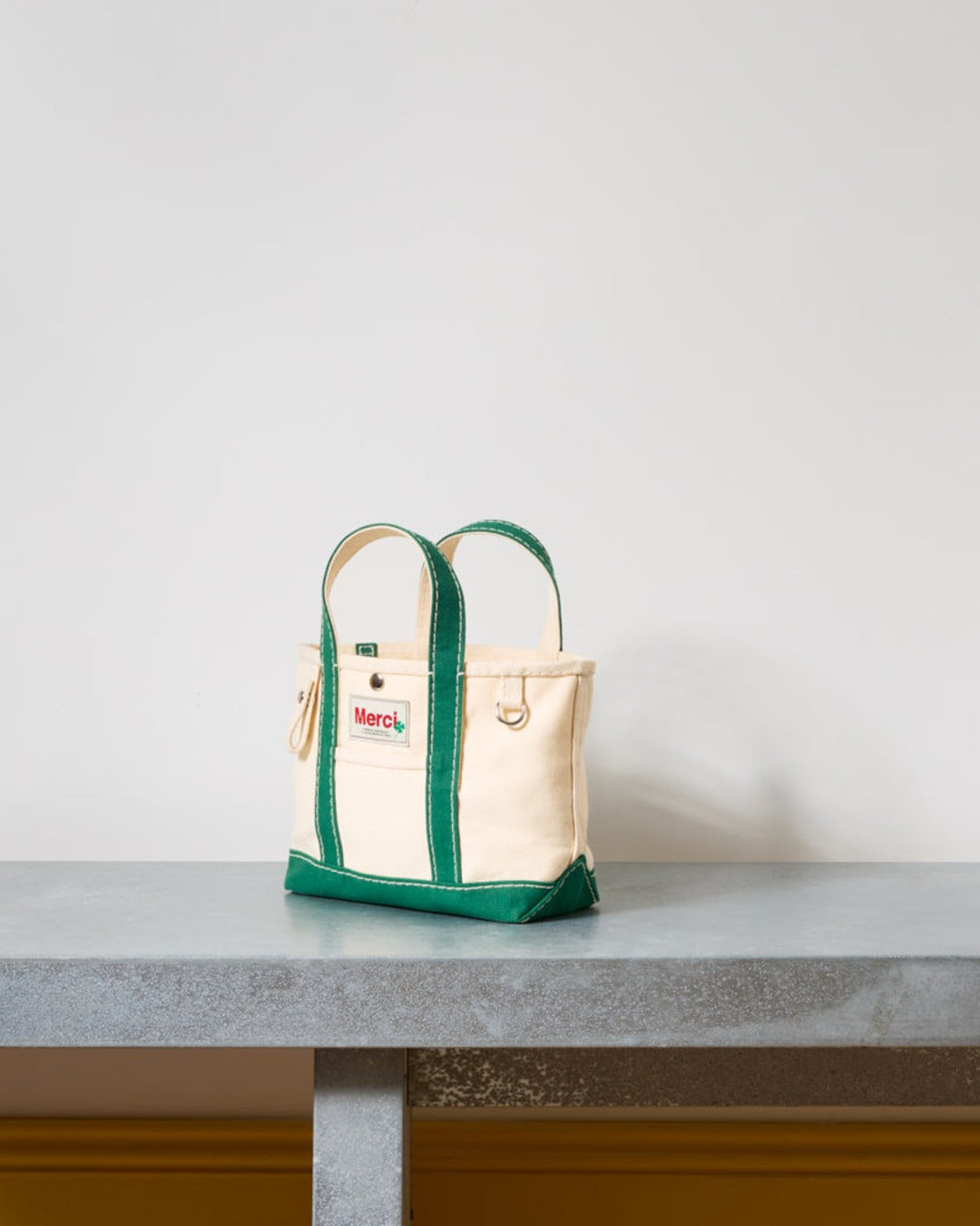 Merci - Candide shopping bag in canvas - Green