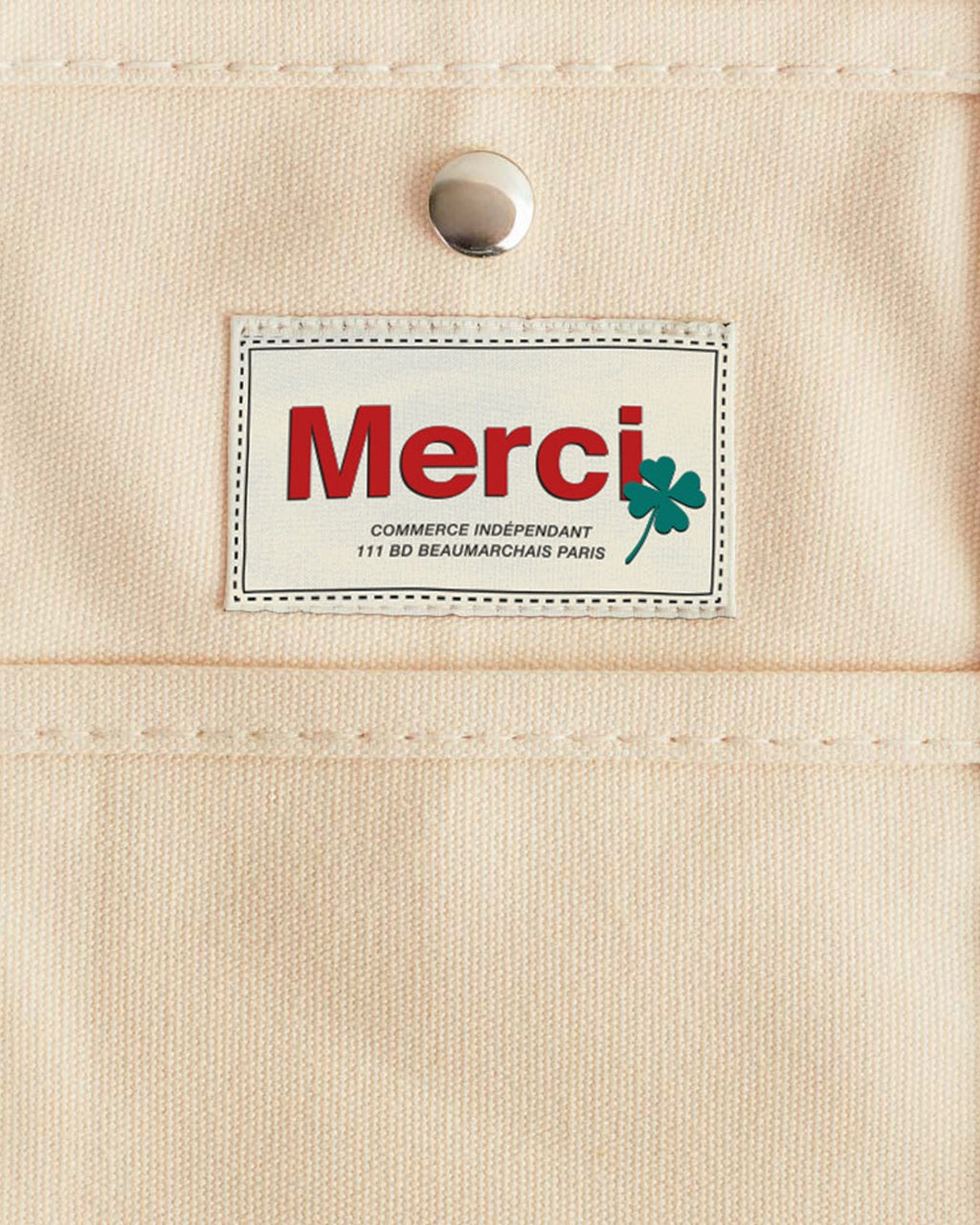 Merci - Candide shopping bag in canvas - Green