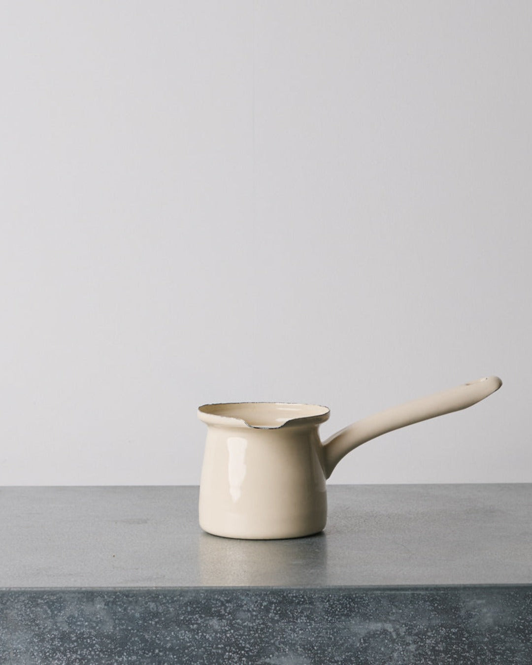 Elifle Enamelware - Small saucepan - Ivory