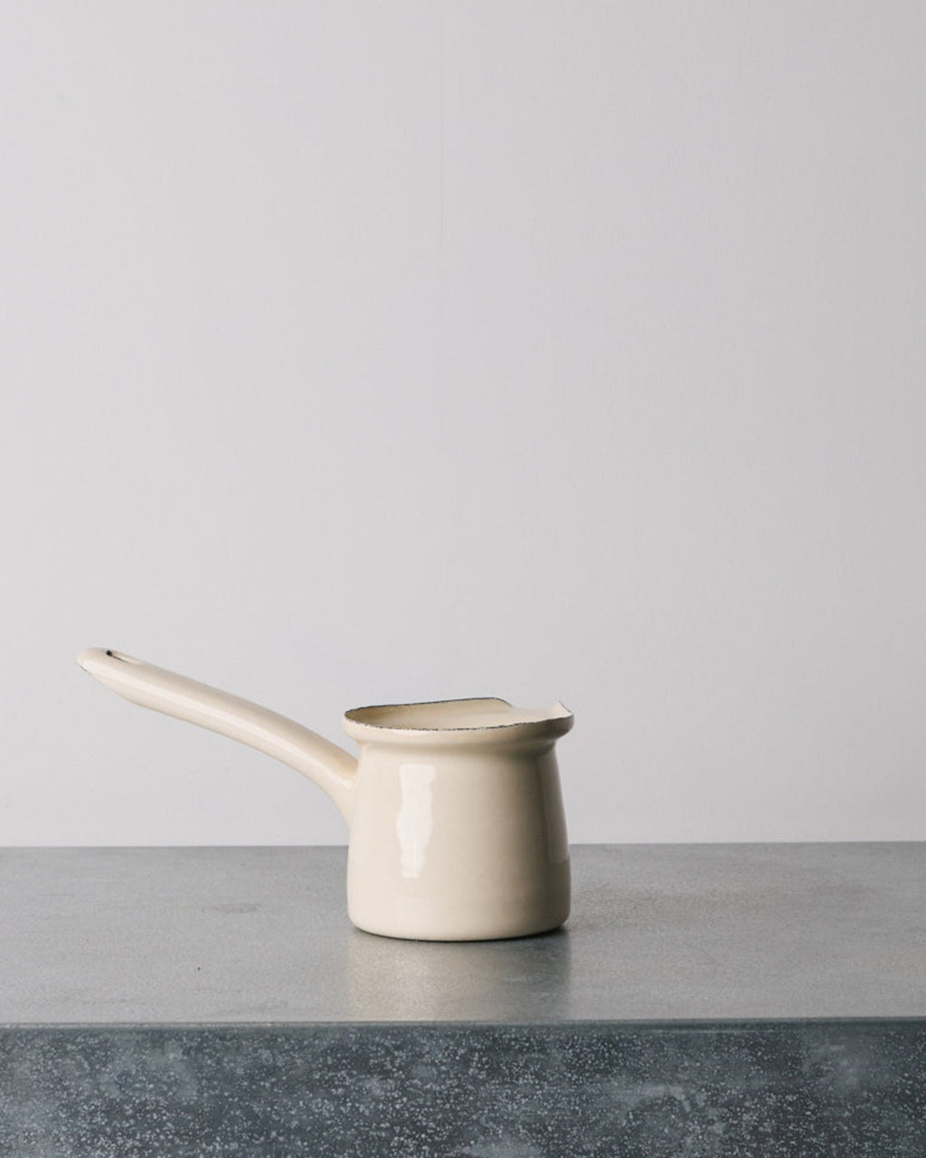 Elifle Enamelware - Small saucepan - Ivory