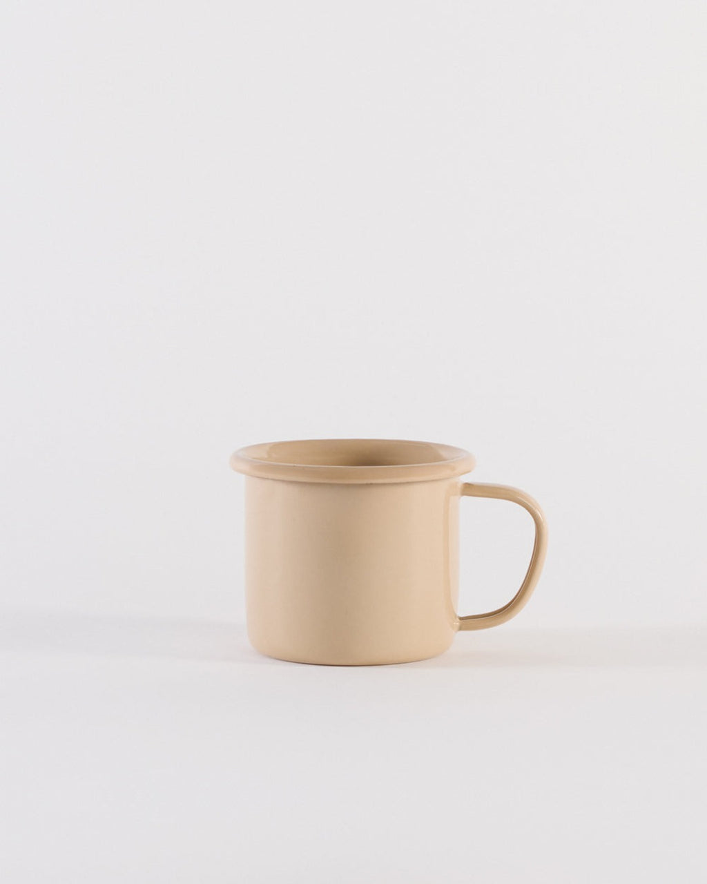 Elifle Enamelware - Tasse Anse Creuse - Beige