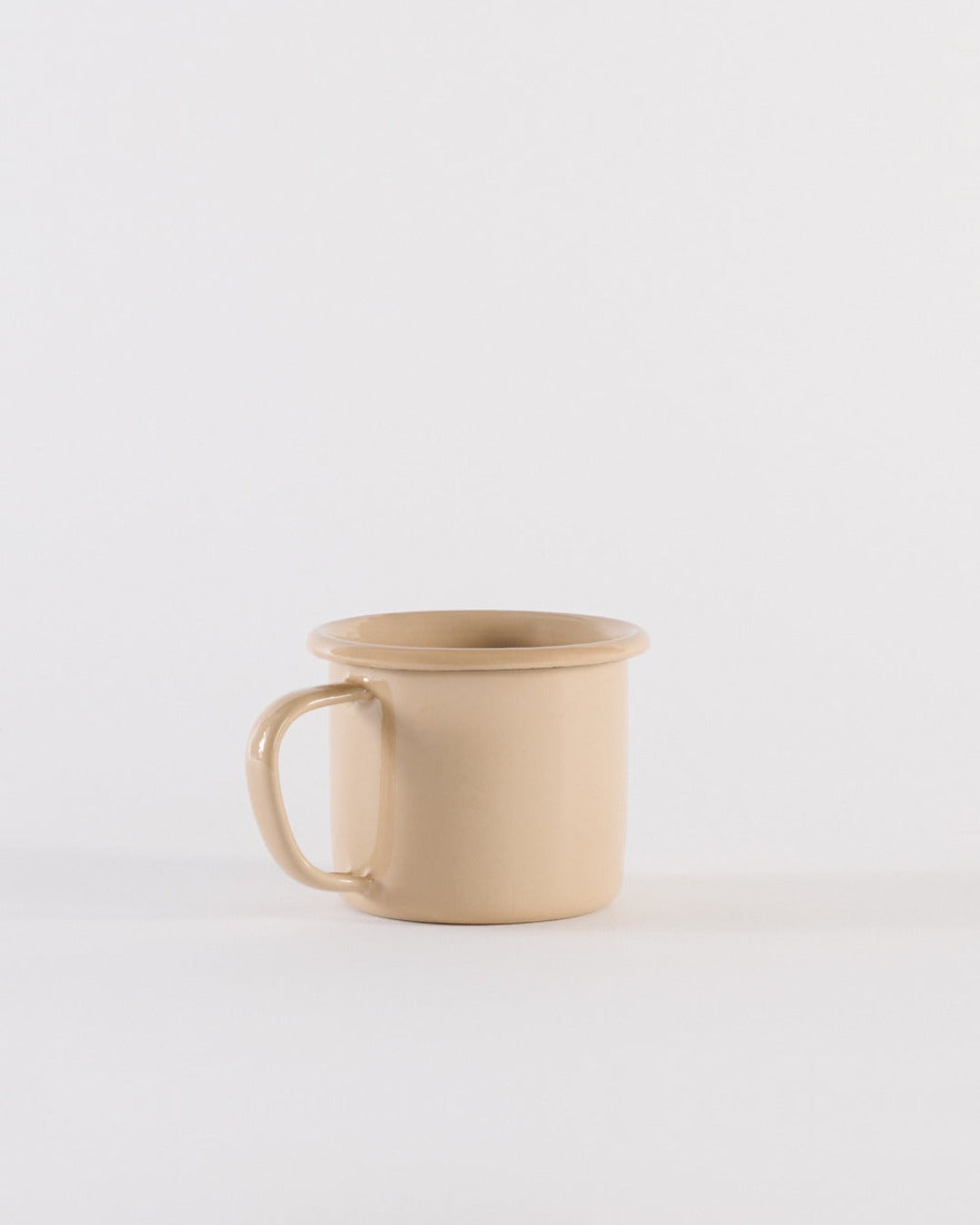Elifle Enamelware - Hollow handle mug - Beige