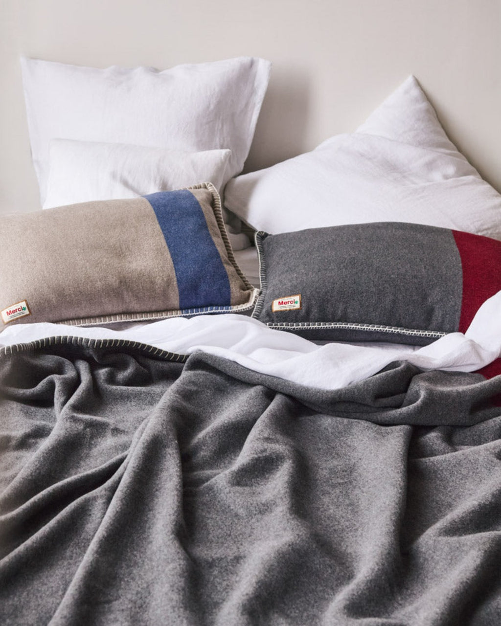 Merci - Coussin - Gris