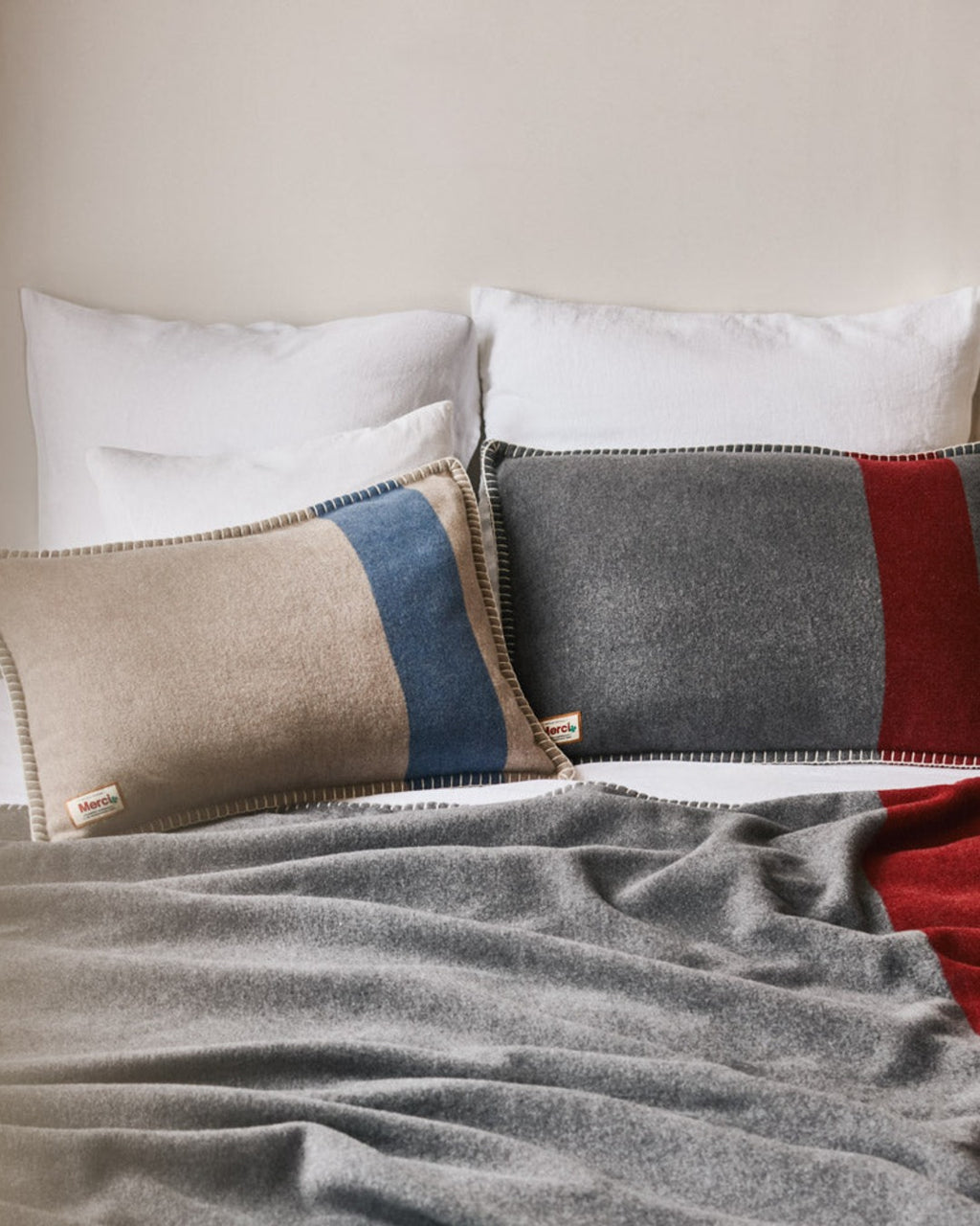 Merci - Coussin - Gris