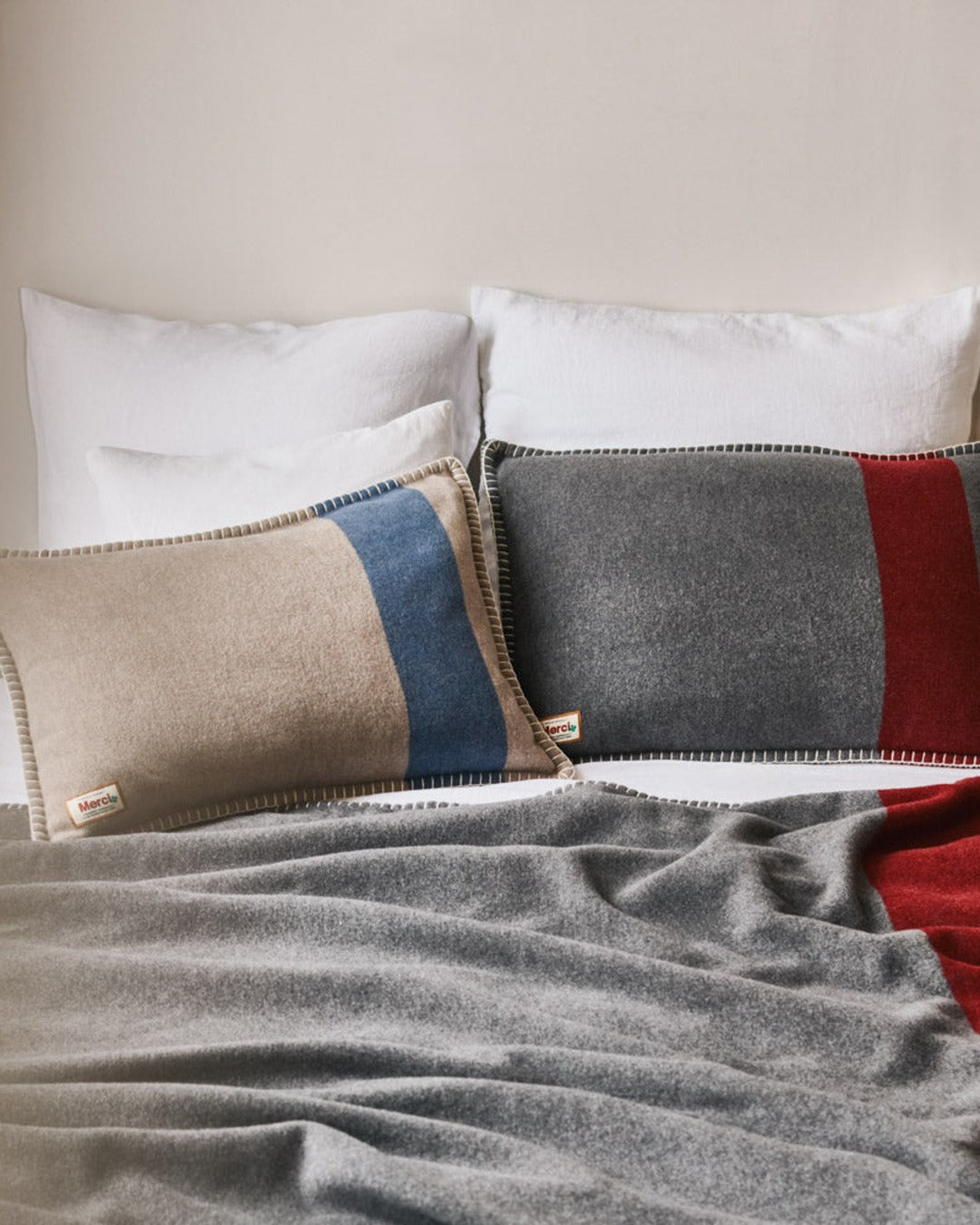 Merci - Coussin - Gris