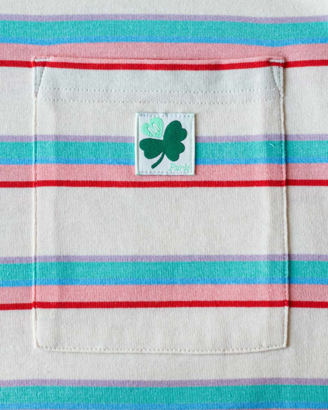 Merci - T-Shirt Vadim Stripes - Rose