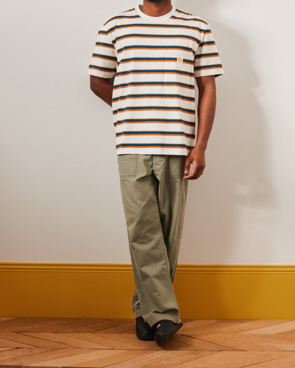 Merci - T-Shirt Vadim Stripes - Crème