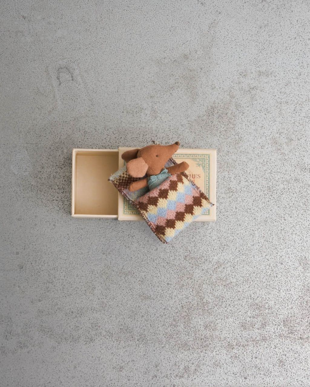 Maileg - Blue Baby Mouse