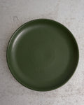 Merci - Assiette Plate En Grès - Kaki