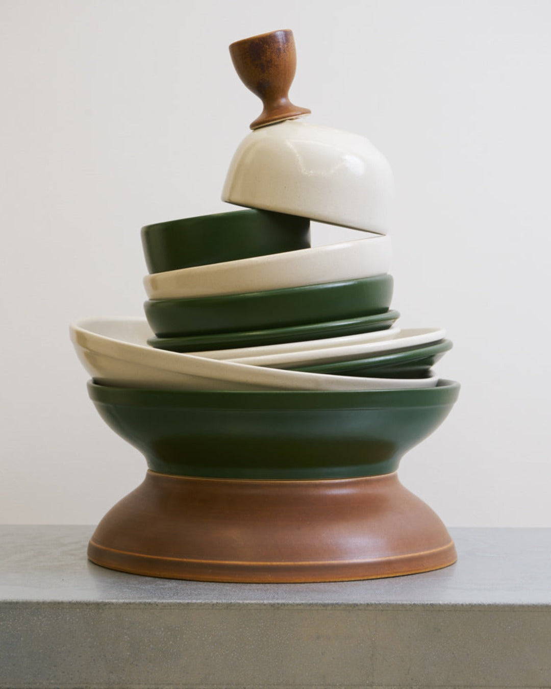 Merci - Stoneware Egg Cup - Cinnamon