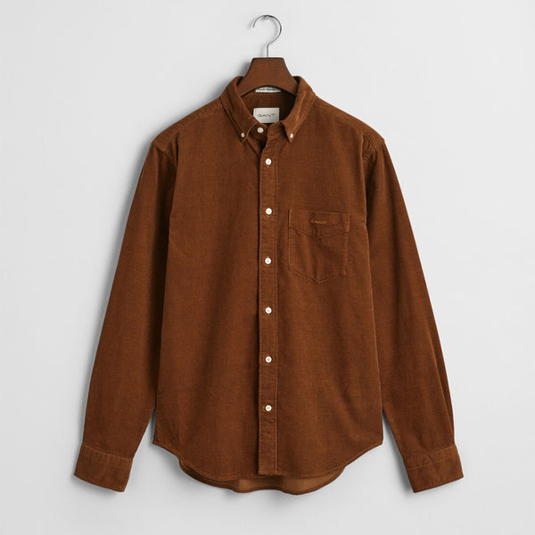 GANT - Chemise Velours - Cacao