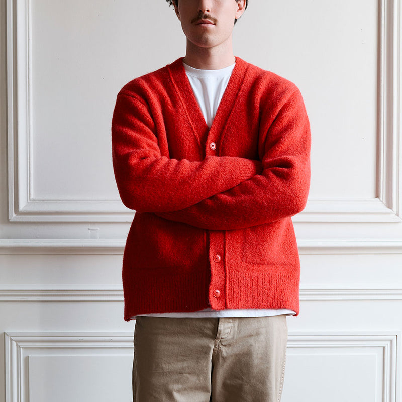 Museum Garments - Cardigan Alpaca Collab x Merci - Rouge