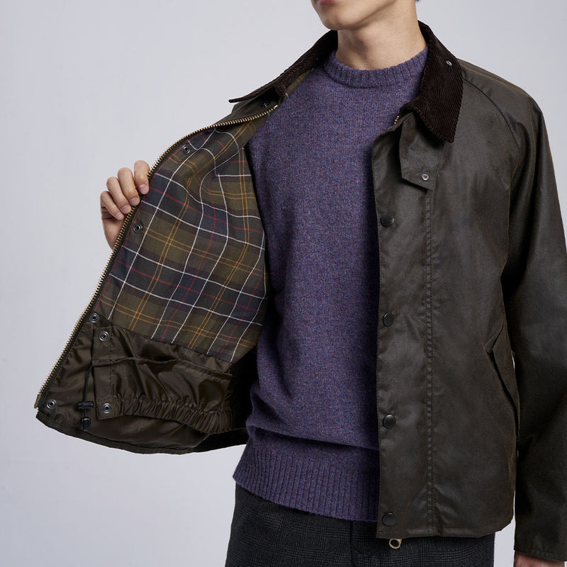 Barbour - Veste Os Transport Wax - Olive