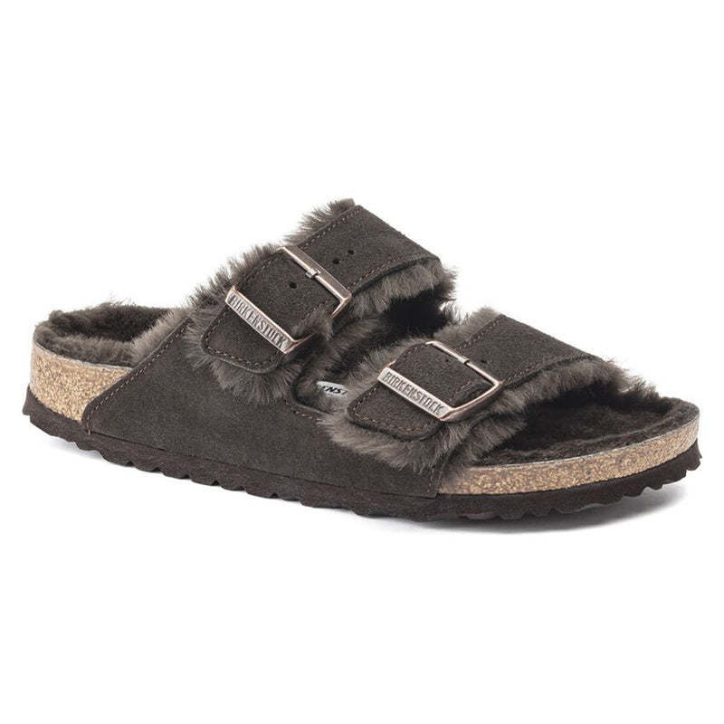 Birkenstock - Sandales Arizona en Fourrure - Mocha