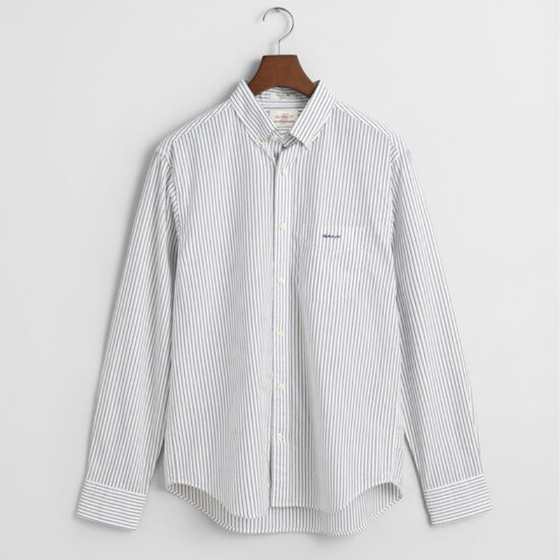 GANT - Chemise à Rayures - Blanc