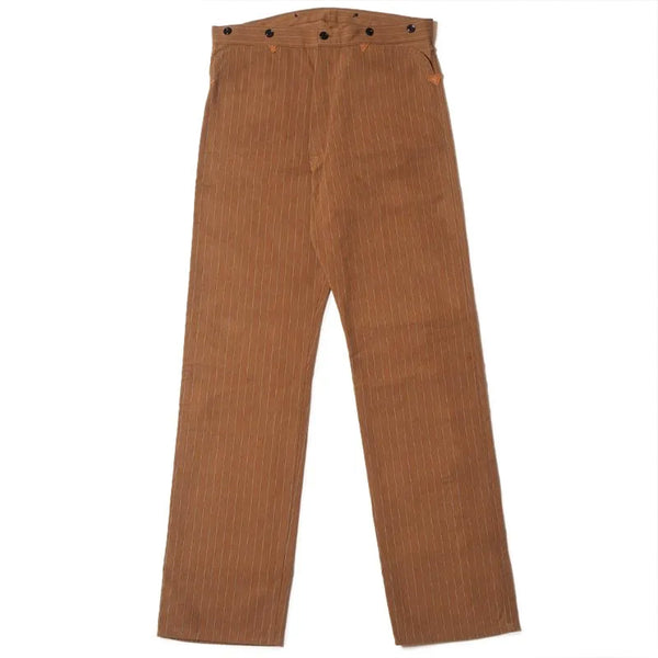 Warehouse & Co - Pantalon 1228 - Marron Rayures Canard