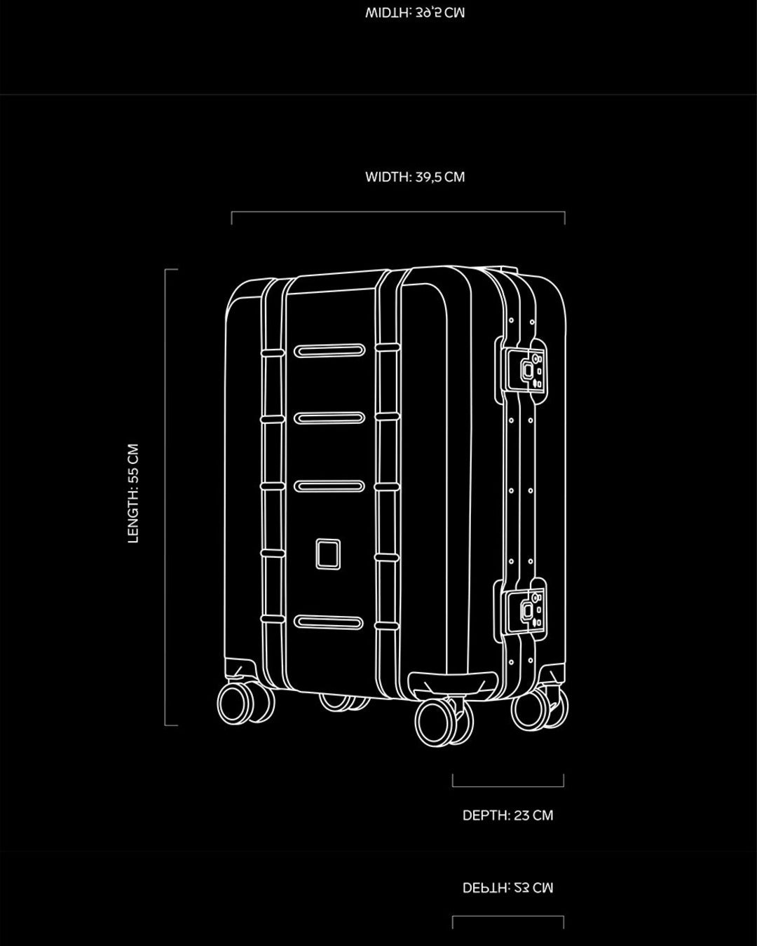 Merci x Db Journey - Valise Carry-On Pro - Noir