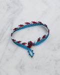 Ottomania - Bracelet Crochet Stripes - Bleu