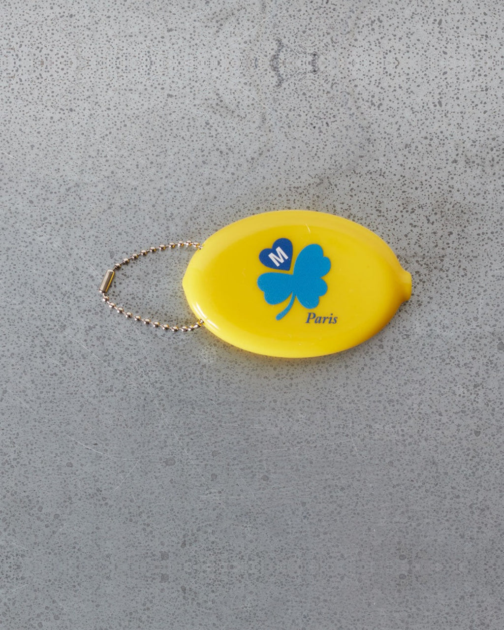Merci - Porte Clé Monnaie - Jaune
