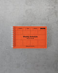 Merci - Agenda Weekly Schedule - Orange