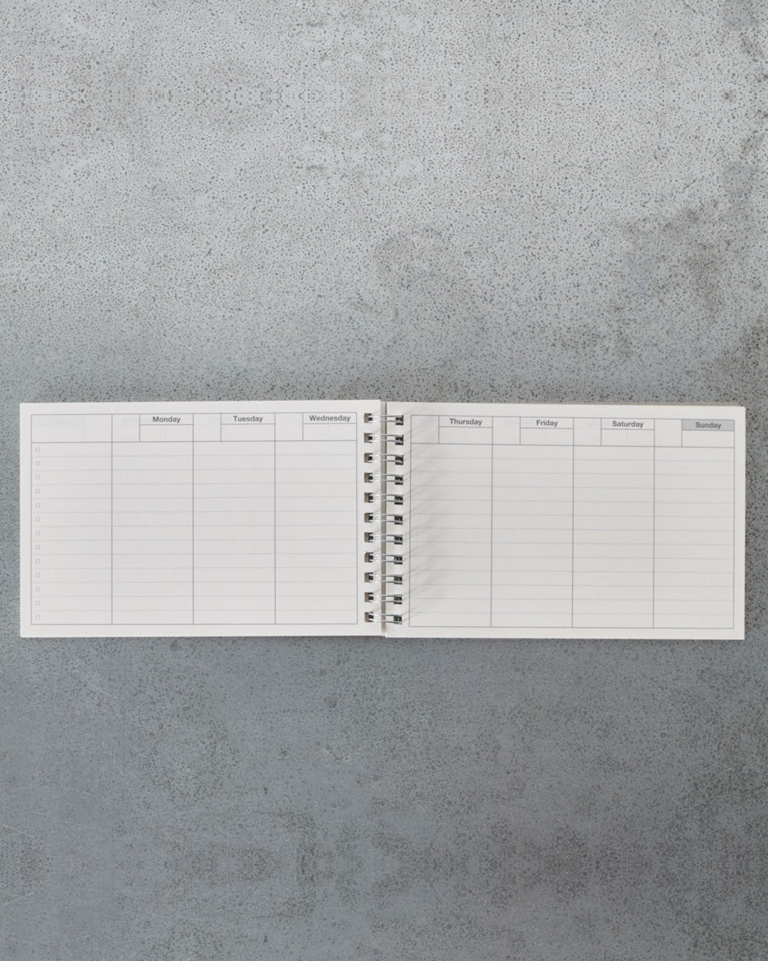 Merci - Agenda Weekly Schedule - Rose Neon