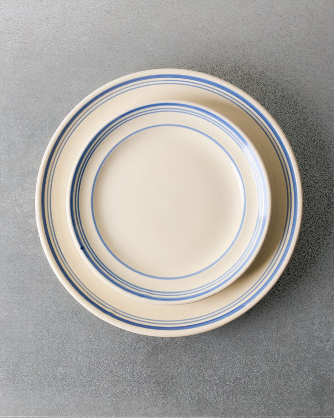 Ceramics Nicola Fasano - Plate - Blue line