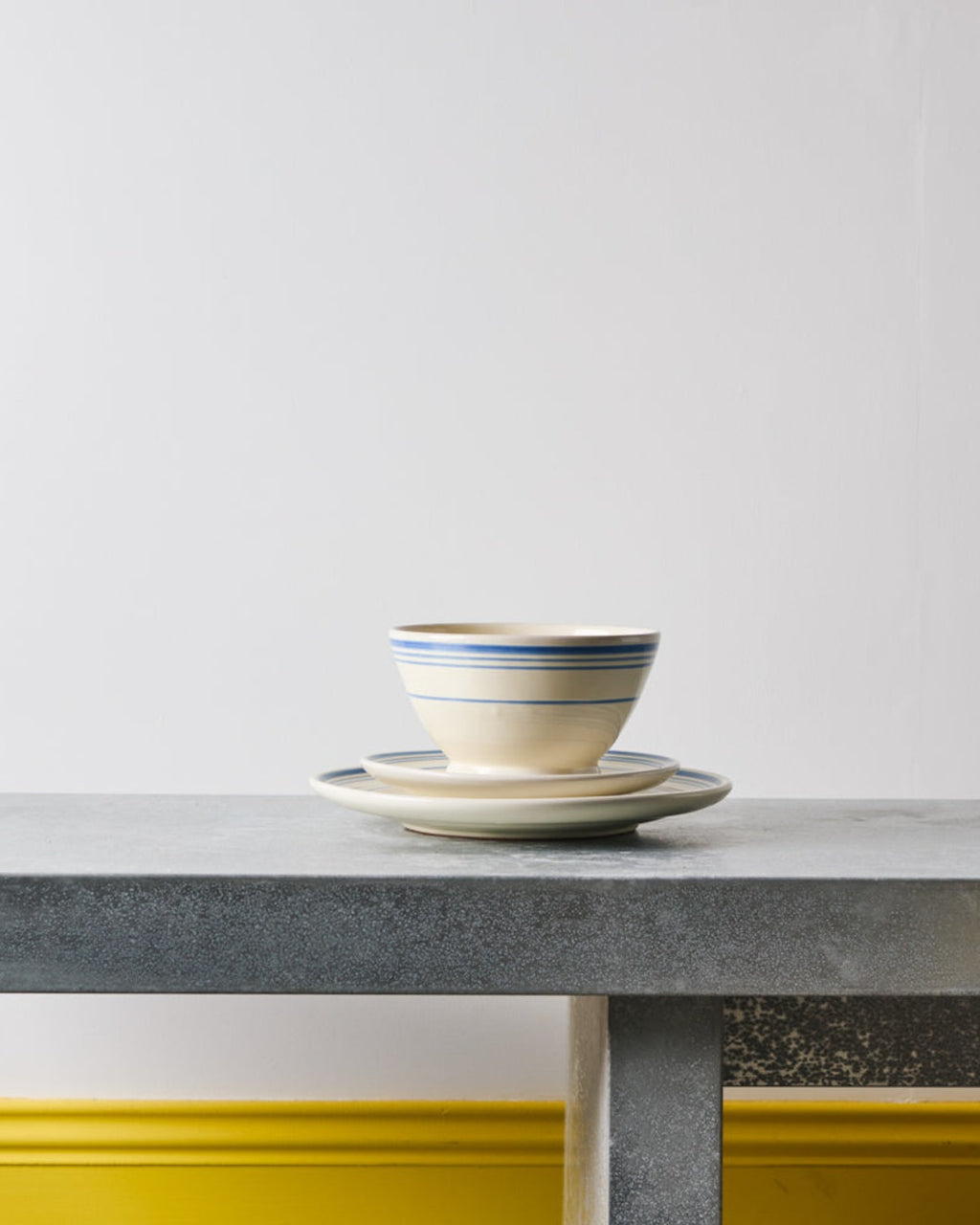 Ceramics Nicola Fasano - Plate - Blue line