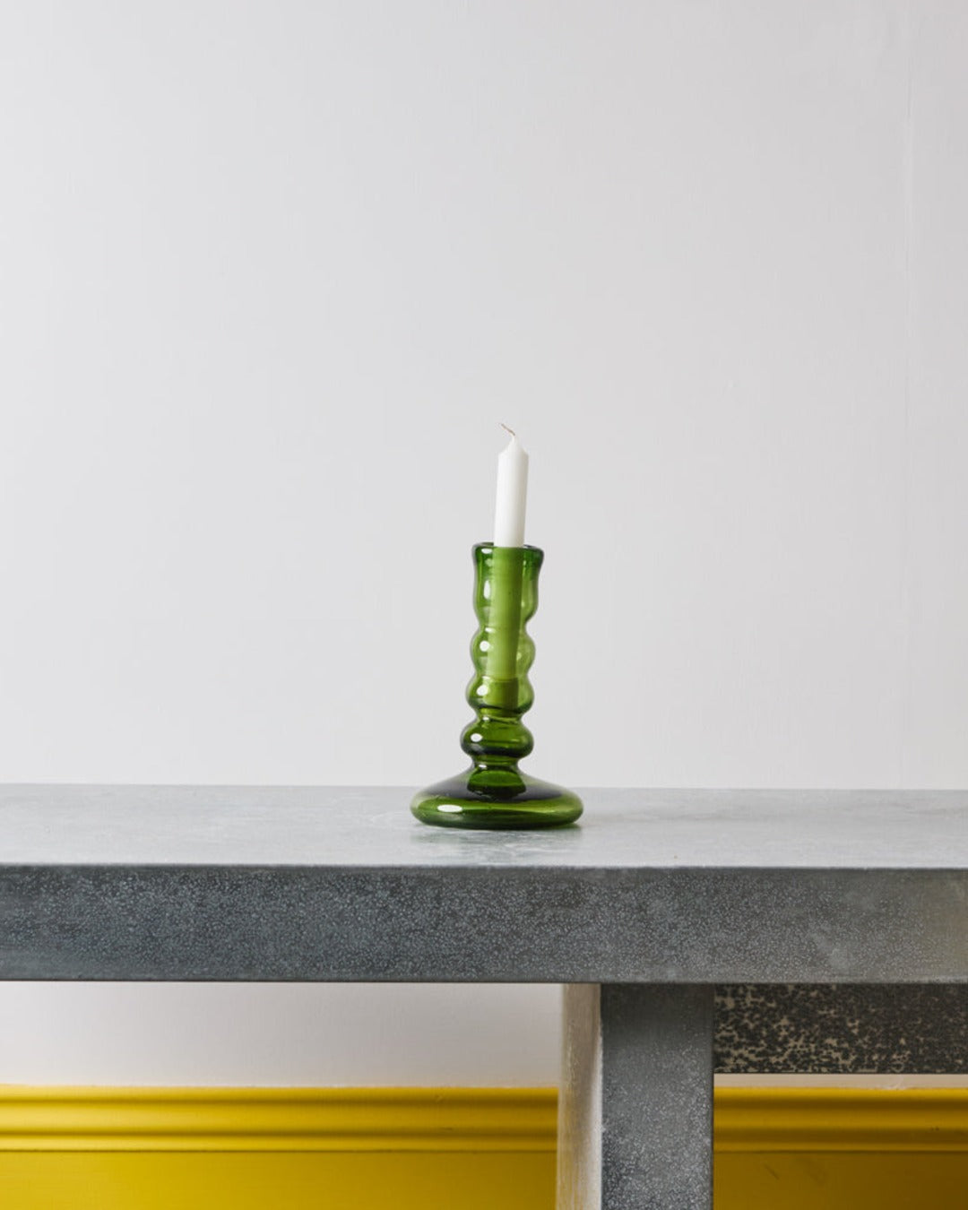 La Soufflerie - Candle Holder Bulles - Smoked green