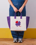 Merci - Cabas Tréfle Bouclette - Violet