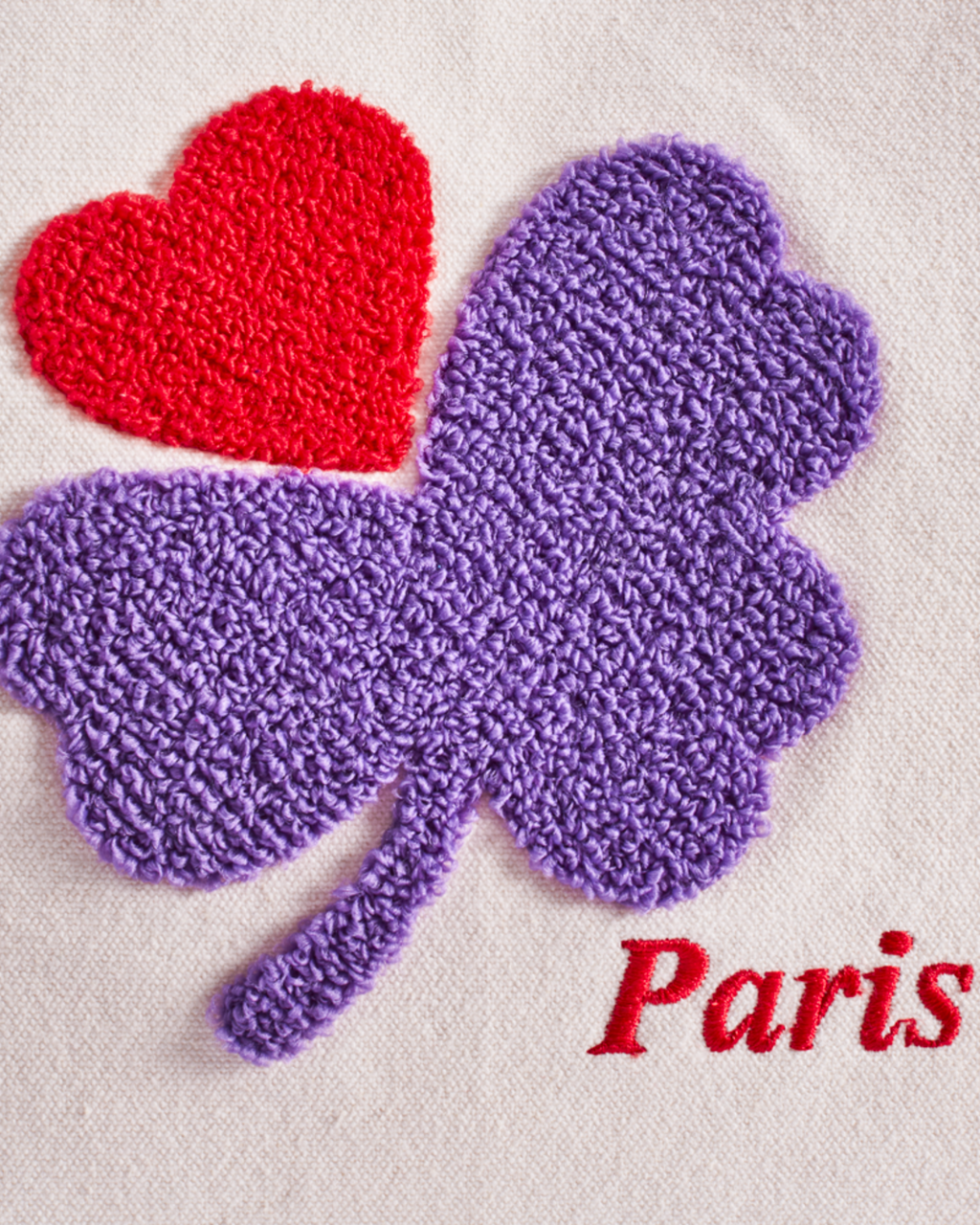Merci - Cabas Tréfle Bouclette - Violet