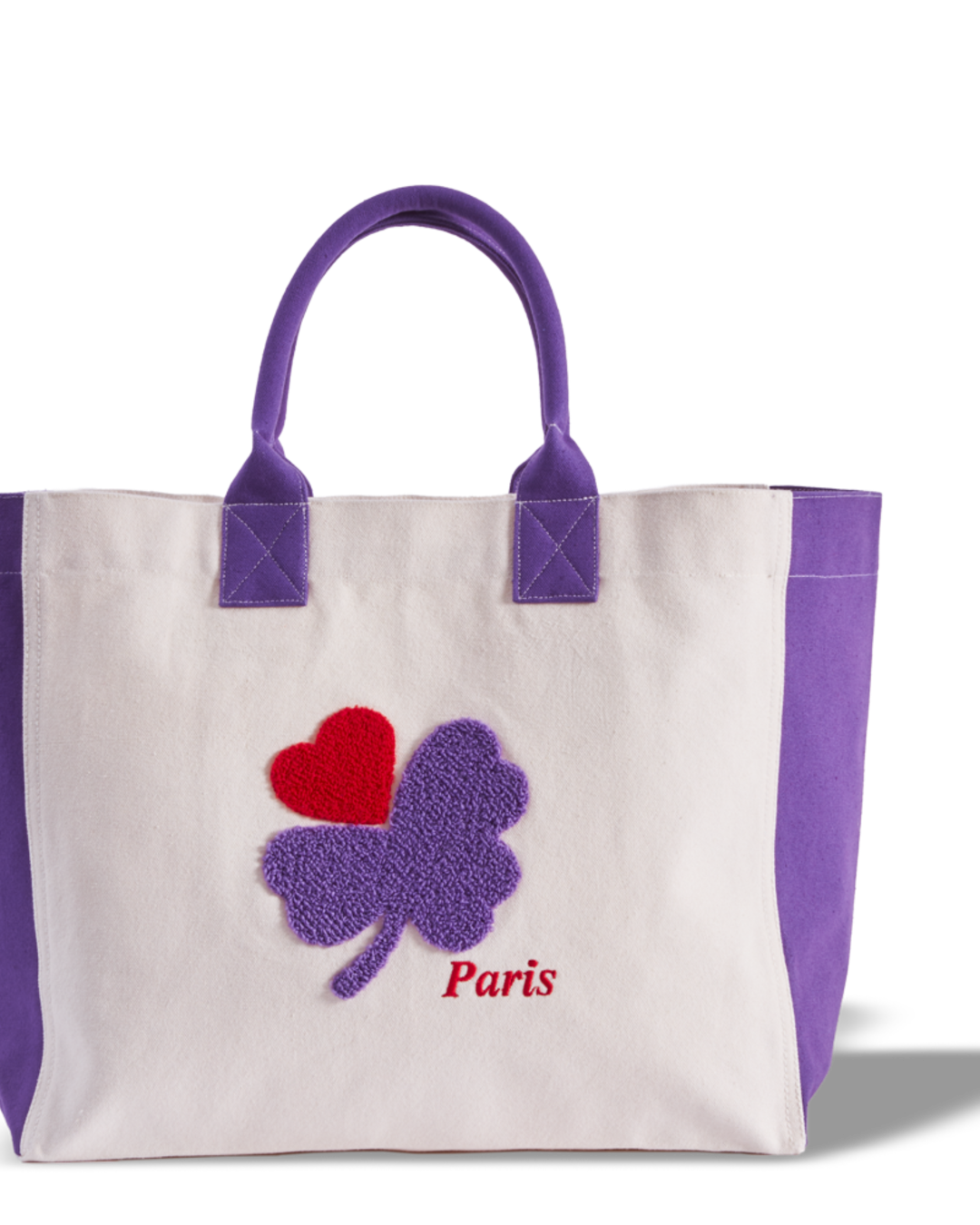 Merci - Cabas Tréfle Bouclette - Violet