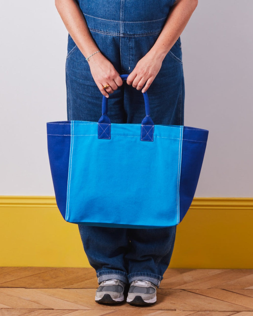 Merci - Cabas Tréfle Bouclette - Bleu